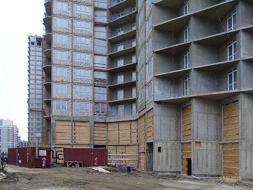 БФА Огни Залива, участок 269, вид со стороны Ленинского пр.