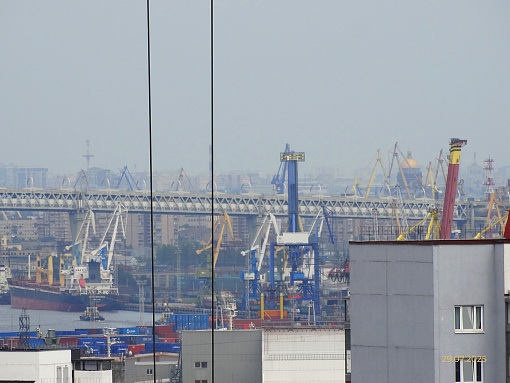 БФА Огни Залива, вид с кровли в сторону Исаакиевского собора