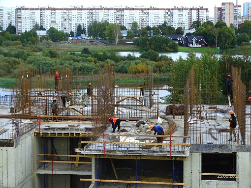 БФА В ОЗЕРКАХ, вид в сторону Выборгского шоссе