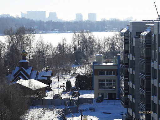 БФА в Озерках, вид в сторону церкви