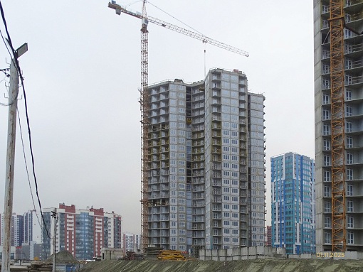 БФА Огни Залива, уч. 269, вид в сторону Ленинского проспекта