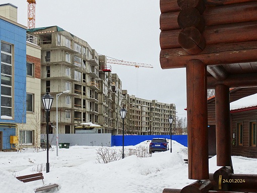 БФА В ОЗЕРКАХ, вид со стороны церкви