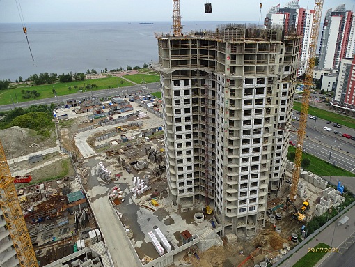 БФА Огни Залива, участок 269, вид в сторону залива