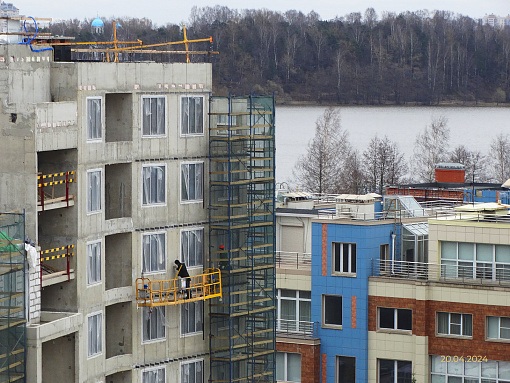 БФА В ОЗЕРКАХ, вид в сторону озера, секция 7