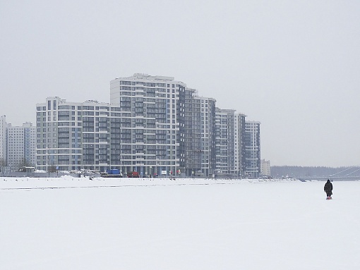 БФА Огни Залива, 3 очередь, вид в сторону моста