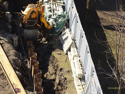 БФА, клубный дом Дуалист, шпунт