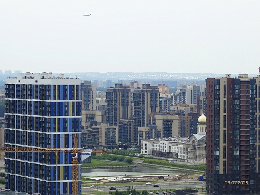 БФА Огни Залива, вид в сторону Пулково