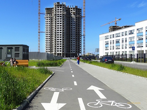 БФА Огни Залива, башня 1, вид со стороны 1 очереди