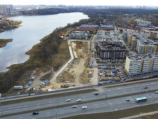 БФА в Озерках, вид в сторону центра