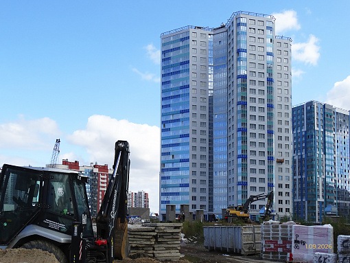 БФА Огни Залива, уч. 269, вид в сторону Ленинского пр. БФА Огни Залива, уч. 269, вид в сторону Ленинского пр.