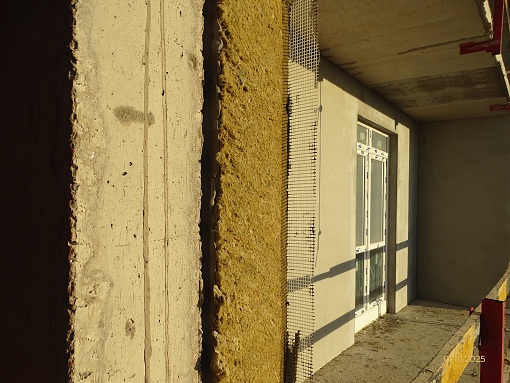 БФА Огни Залива, 4 очередь, утепление фасада