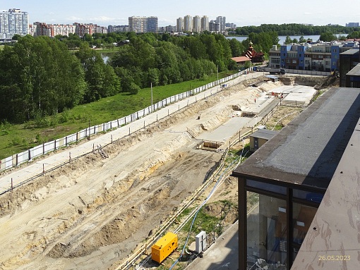 БФА в Озерках, вид в сторону центра