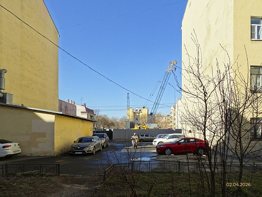 БФА, клубный дом Дуалист, вид со стороны Лиговского пр.