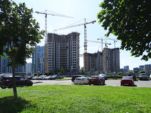 БФА Огни Залива, 4 очередь, вид с Ленинского пр.