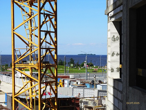 БФА Огни Залива, уч. 269, вид в сторону залива с 4 этажа