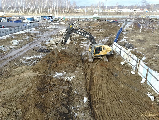 БФА в Озерках, строительная площадка