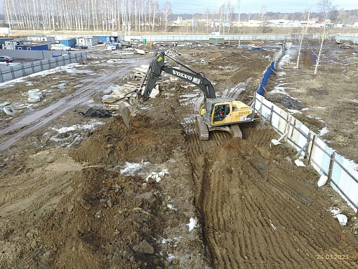 БФА в Озерках, строительная площадка