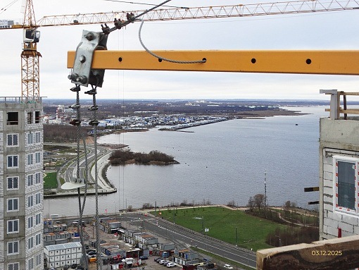 БФА Огни Залива, участок 269, строительная площадка, вид в сторону залива