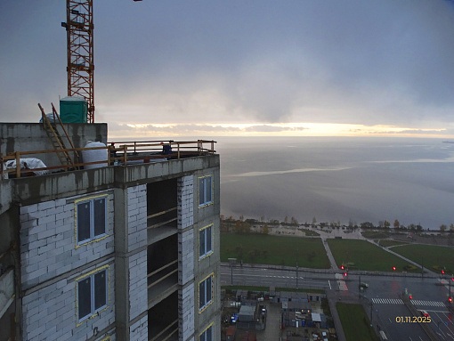 БФА Огни Залива, уч. 269, вид с кровли в сторону залива