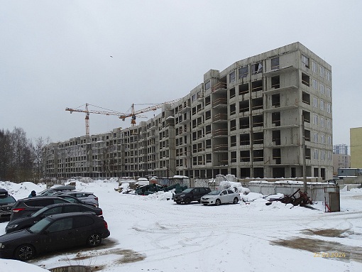 БФА В ОЗЕРКАХ, вид со стороны Выборгского шоссе
