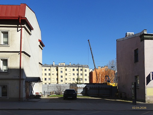 БФА, клубный дом Дуалист, вид с Курской ул.