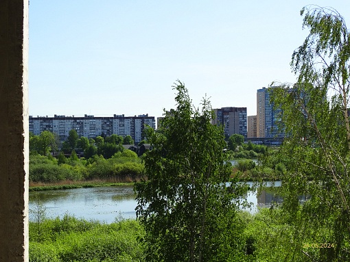 БФА В ОЗЕРКАХ, вид из окна, 3 этаж 1 секция