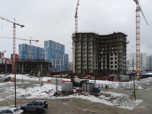 БФА Огни Залива, уч. 270, вид со стороны штаба строительства