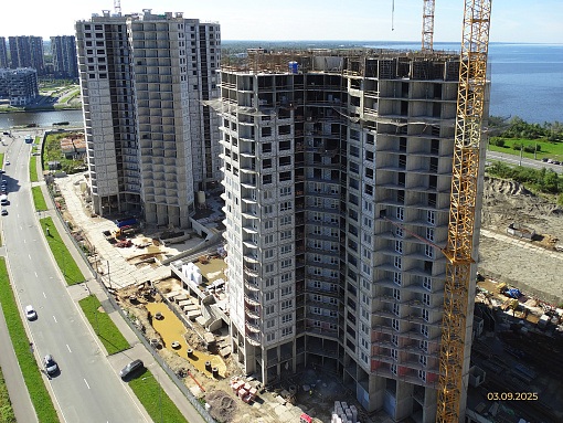 БФА Огни Залива, уч. 270, вид в сторону Дудергофского канала