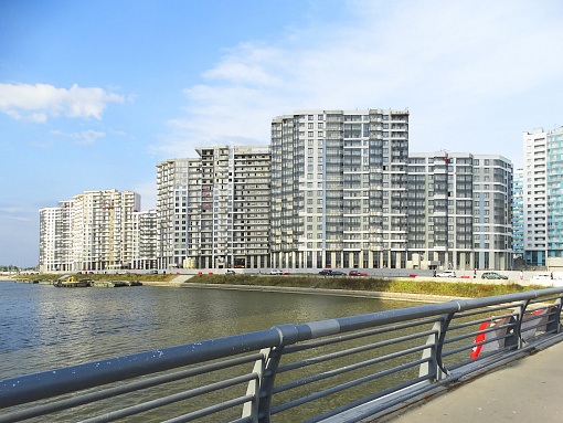 БФА Огни Залива, 3 очередь, вид со стороны моста