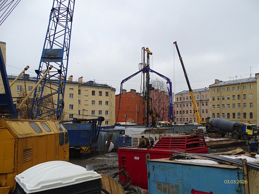 БФА Дуалист, строительная площадка, вид в сторону Воронежской ул.