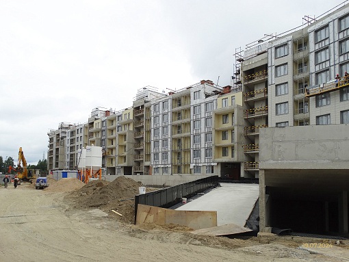БФА В ОЗЕРКАХ, вид в сторону Суздальского шоссе