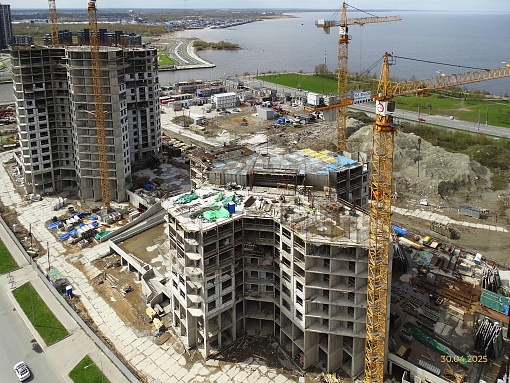 БФА Огни Залива, уч. 270, вид в сторону канала