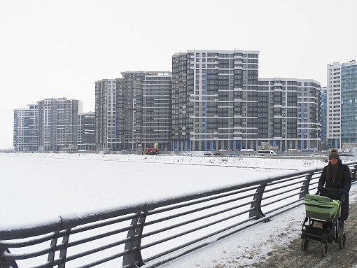 БФА Огни Залива, 3 очередь, вид со стороны моста