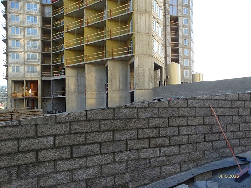 БФА Огни Залива, уч. 270, облицовка