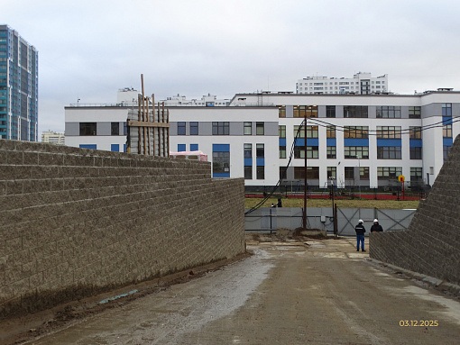 БФА Огни Залива, участок 270, въезд на стилобат