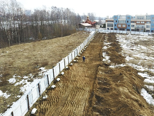 БФА в Озерках, строительная площадка