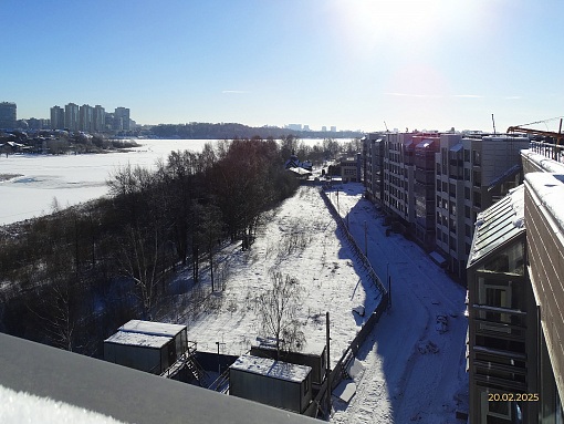 БФА в Озерках, вид в сторону озера