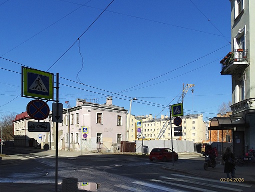 БФА, клубный дом Дуалист, вид со стороны угла Курской ул. и Воронежской ул.