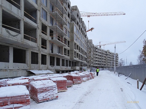 БФА В ОЗЕРКАХ, вид в сторону Суздальского шоссе