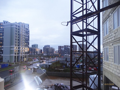 БФА Огни Залива, уч. 270, вид из окна 4 этажа в сторону Дудергофского канала